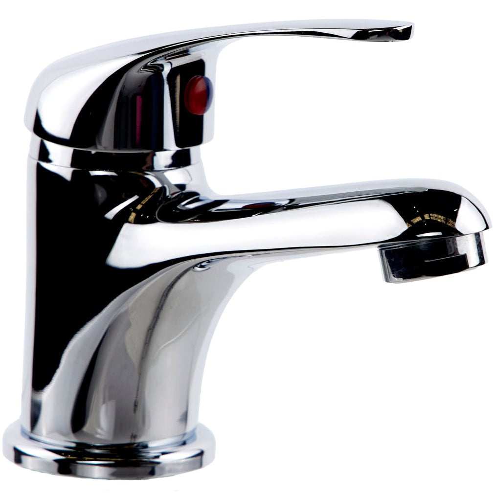 Top-Fix Loop Mono Basin Mixer Tap Chrome PDT-001309_1