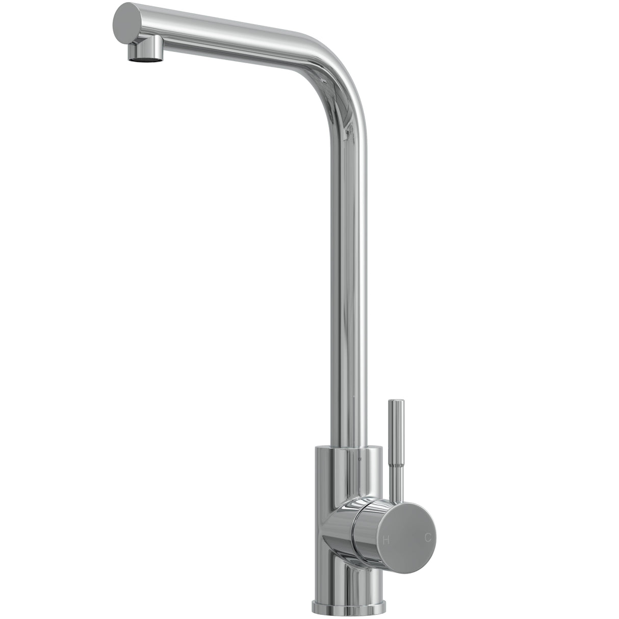 Top-Fix Vito L-Neck Single Lever Kitchen Mixer Tap Chrome PDT-001330
