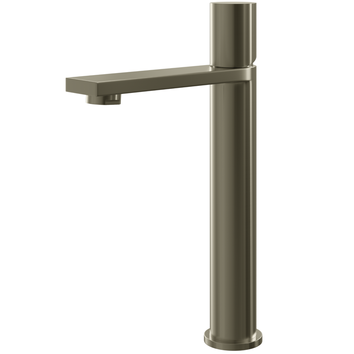 Ellsi Saris Tall Mono Basin Mixer Tap BRUSHED STEEL SAR-06-BS
