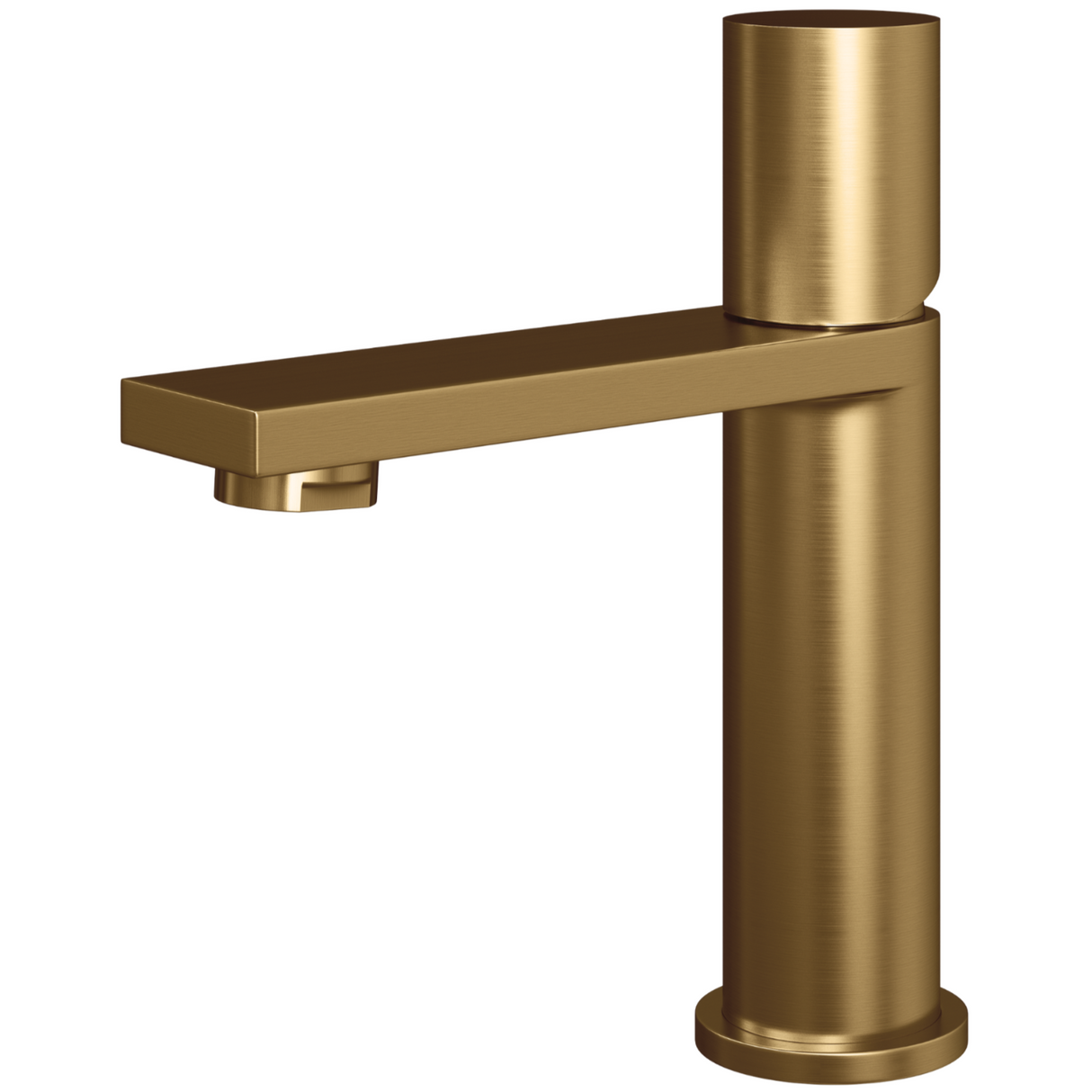 Ellsi Saris Mono Basin Mixer Tap BRUSHED GOLD SAR-01-BG