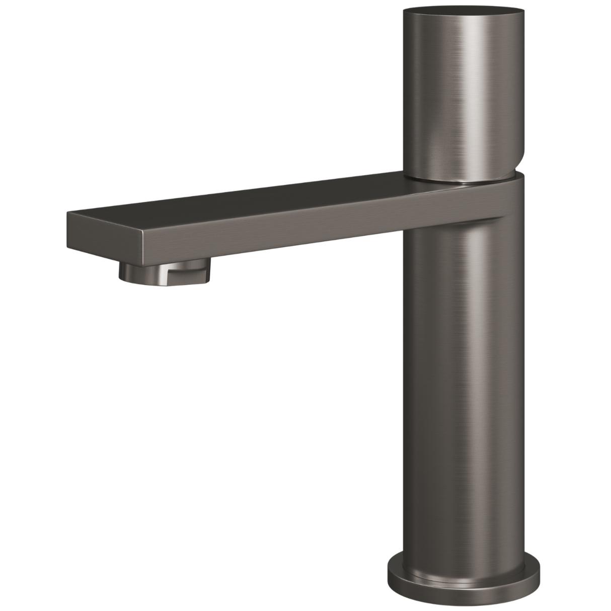 Ellsi Saris Mono Basin Mixer Tap POLISHED GUN METAL SAR-01-PGM