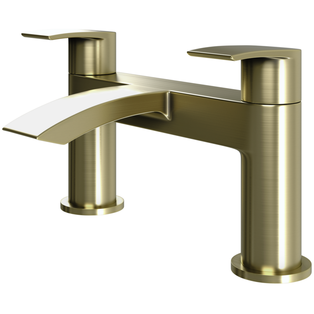 Ellsi Spear Waterfall Bath Filler Tap BRUSHED BRASS SPE-03-BB