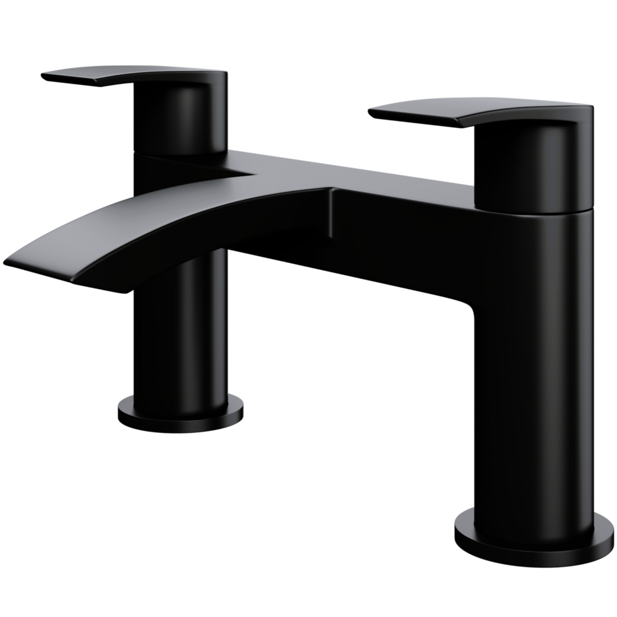 Ellsi Spear Waterfall Bath Filler Tap MATT BLACK SPE-03-MB