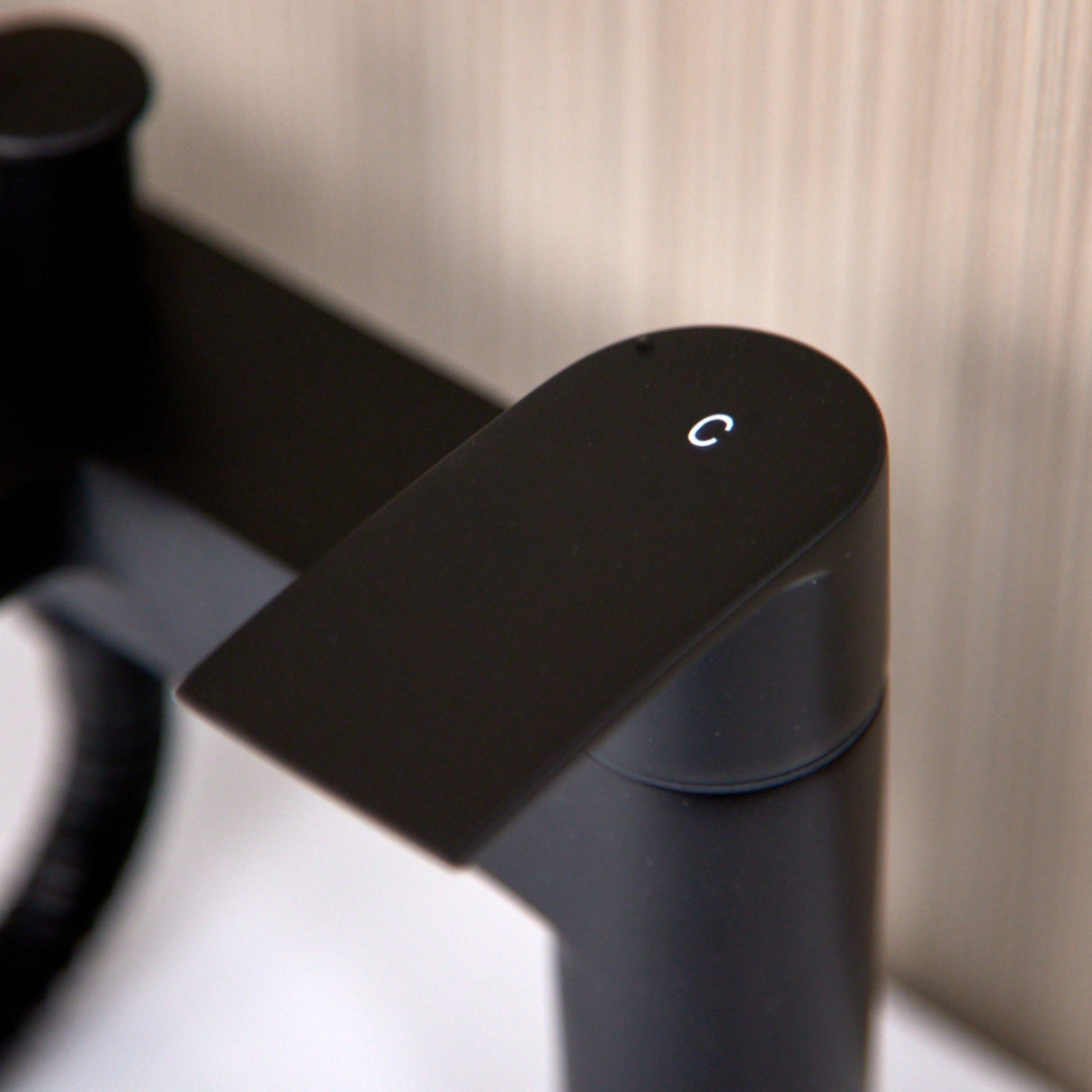 Ellsi Spear Waterfall Bath Shower Mixer Tap & Shower Kit MATT BLACK SPE-02-MB LS3