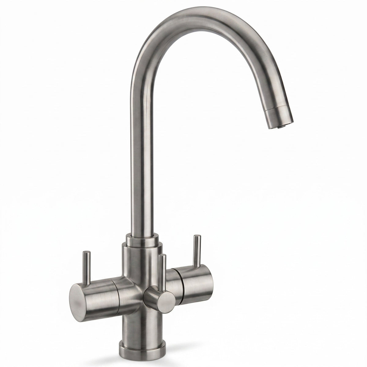 Astini Torlan Chrome/Brushed 3 Way Ambient & Water Filter Kitchen Sink Mixer Tap