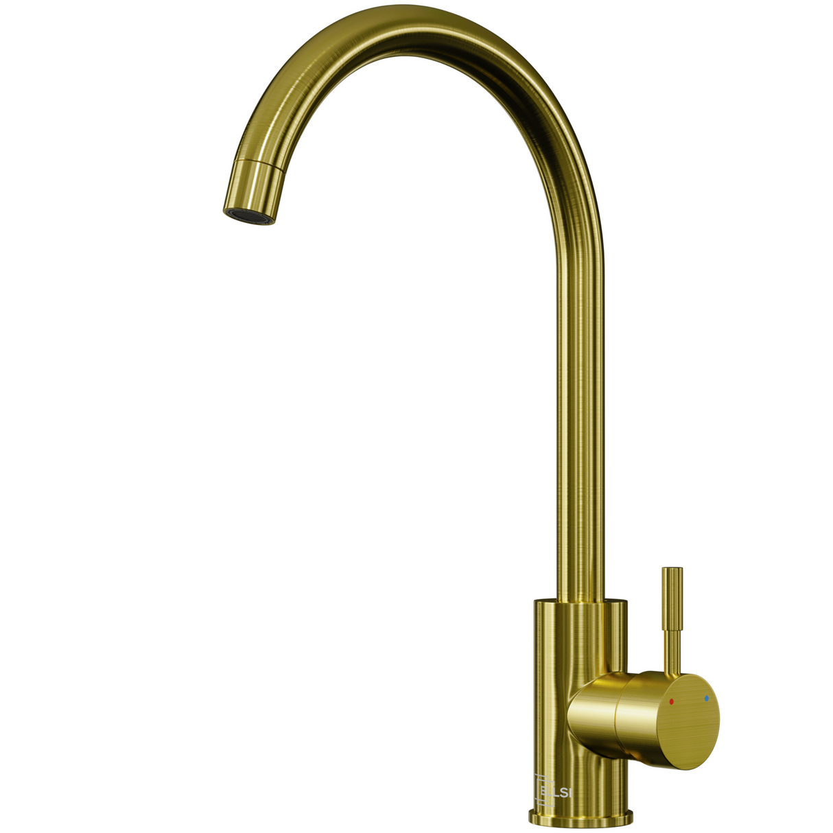 Ellsi Tivoli Single Lever Kitchen Mixer Tap BRUSHED GOLD TIV-01-BG