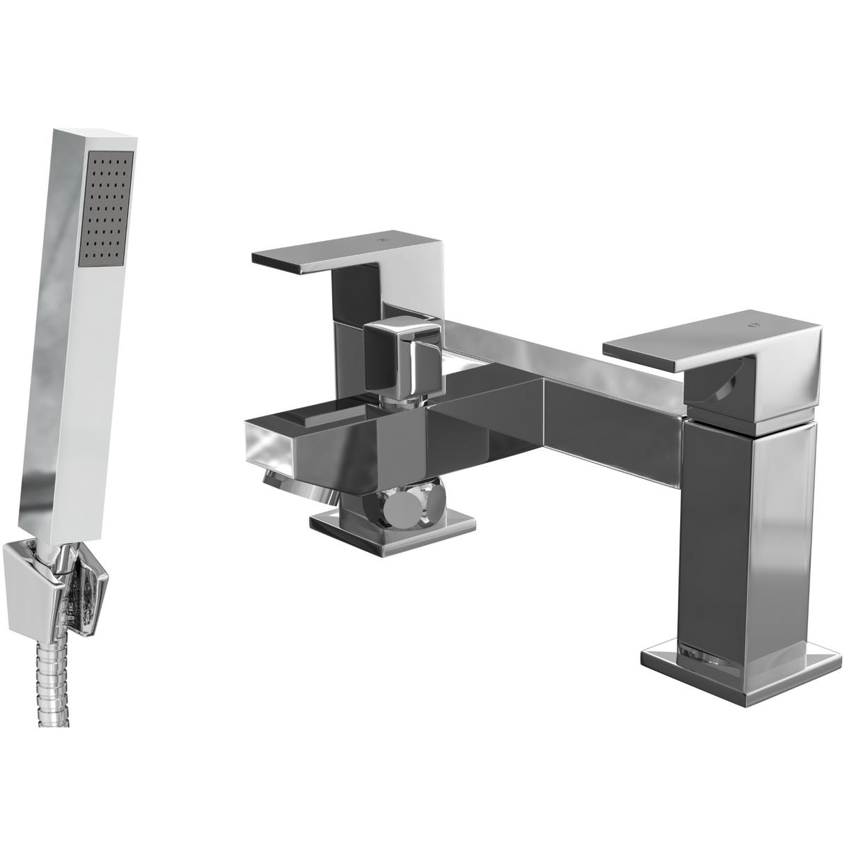 Ellsi Veal Bath Shower Mixer Tap & Shower Kit Chrome VEA-02-CH
