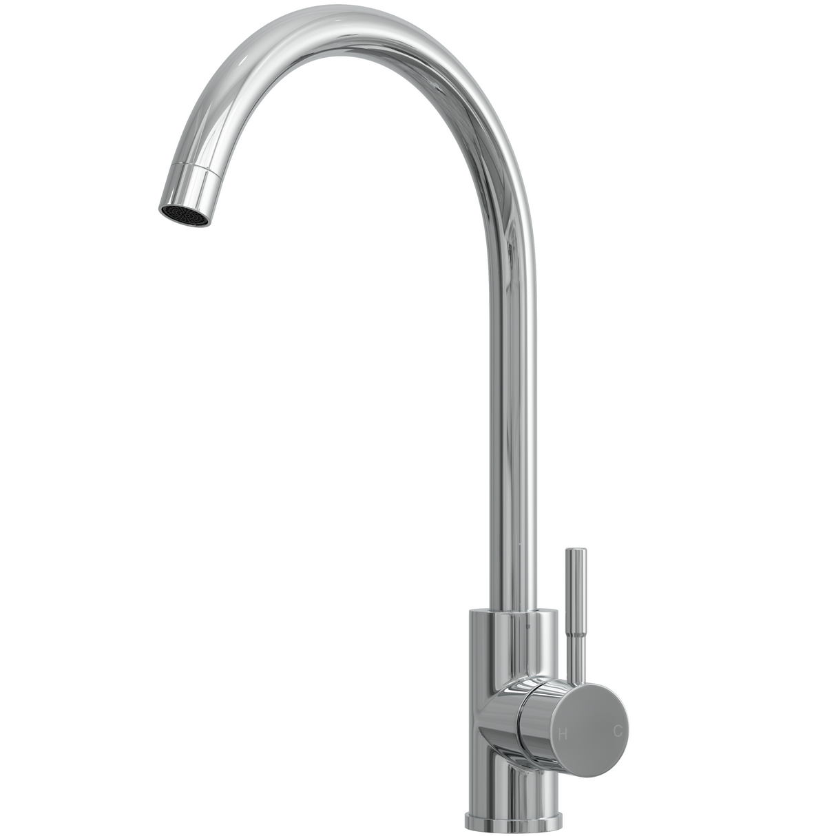 Ellsi Vito Swan Neck Single Lever Kitchen Mixer Tap CHROME VIT-01-CH