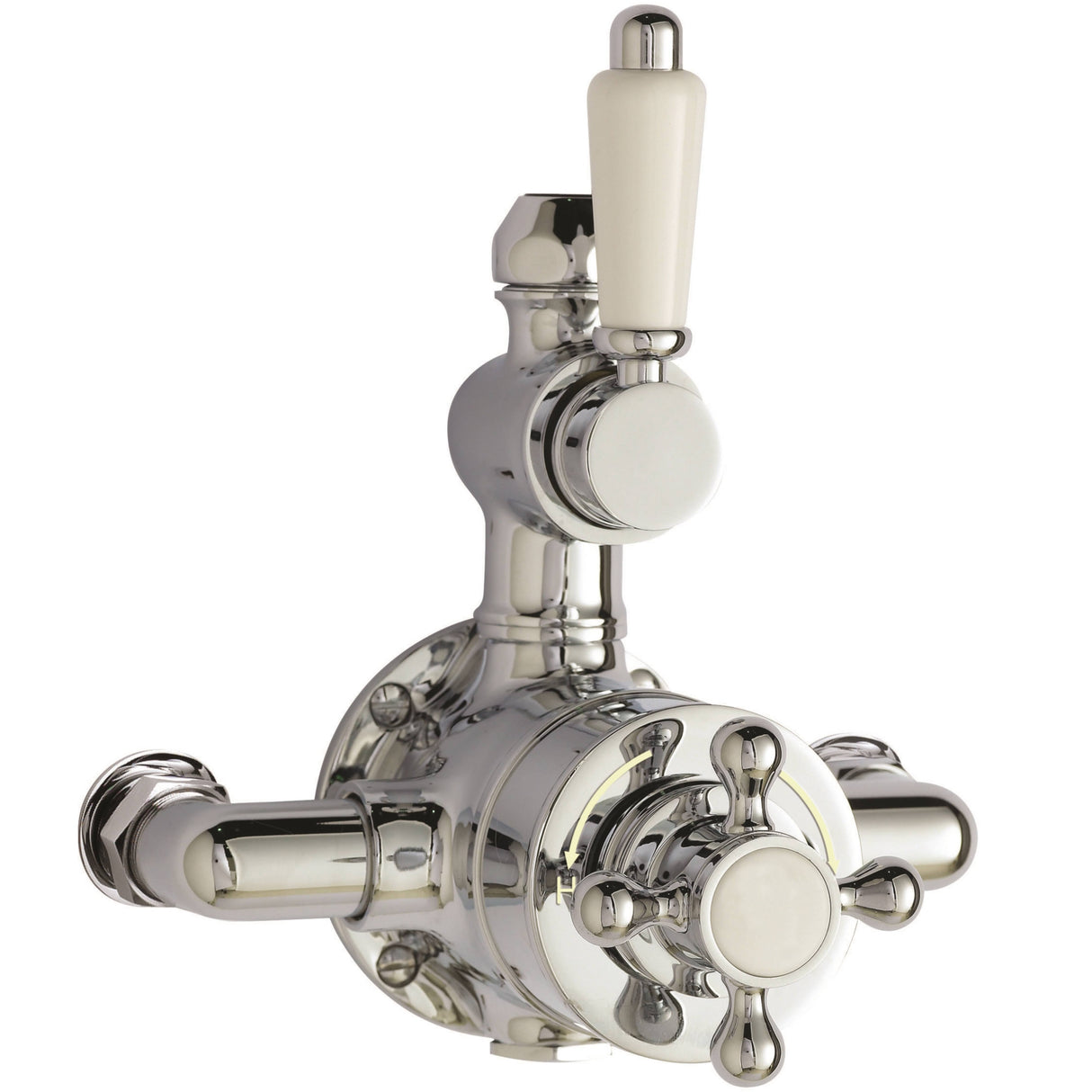 Nuie Victorian Traditional 1 Outlet Thermostatic Exposed Shower Valve Chrome A3099E