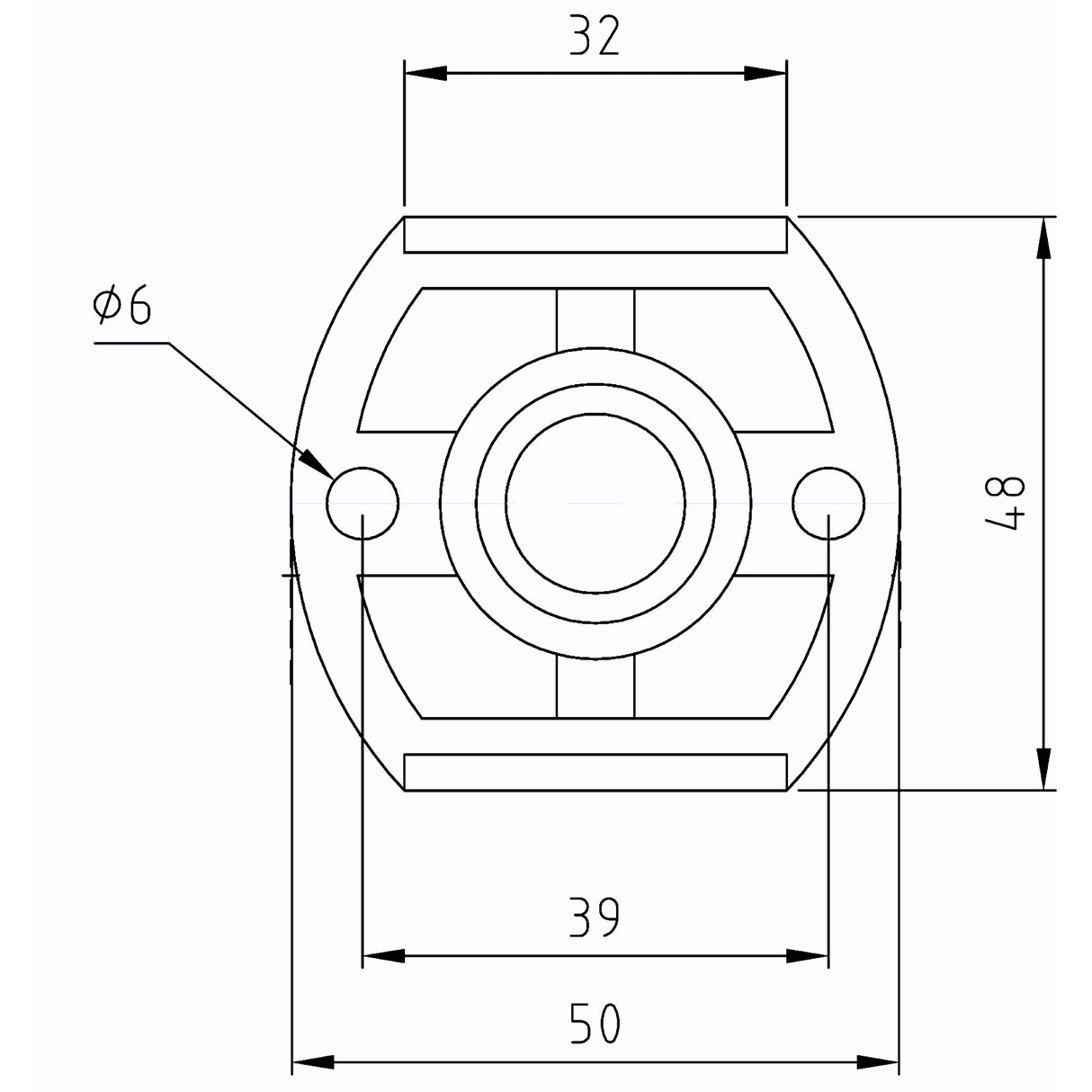 Nuie Fast-Fit Brackets For Bar Thermostats Chrome A315 LD