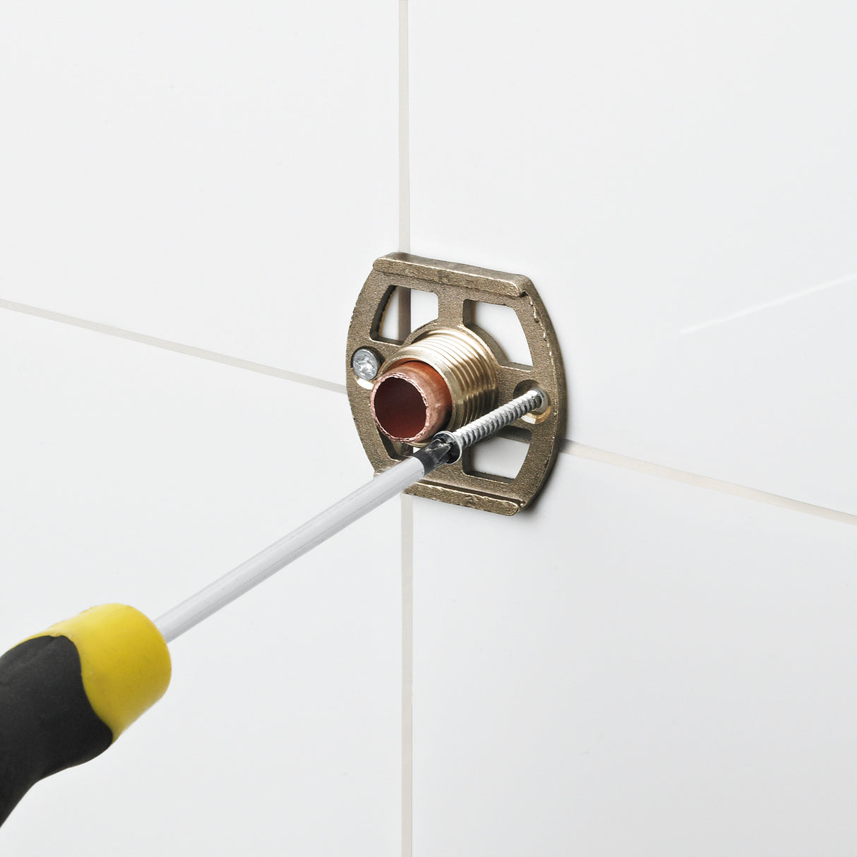 Nuie Fast-Fit Brackets For Bar Thermostats Chrome A315_2