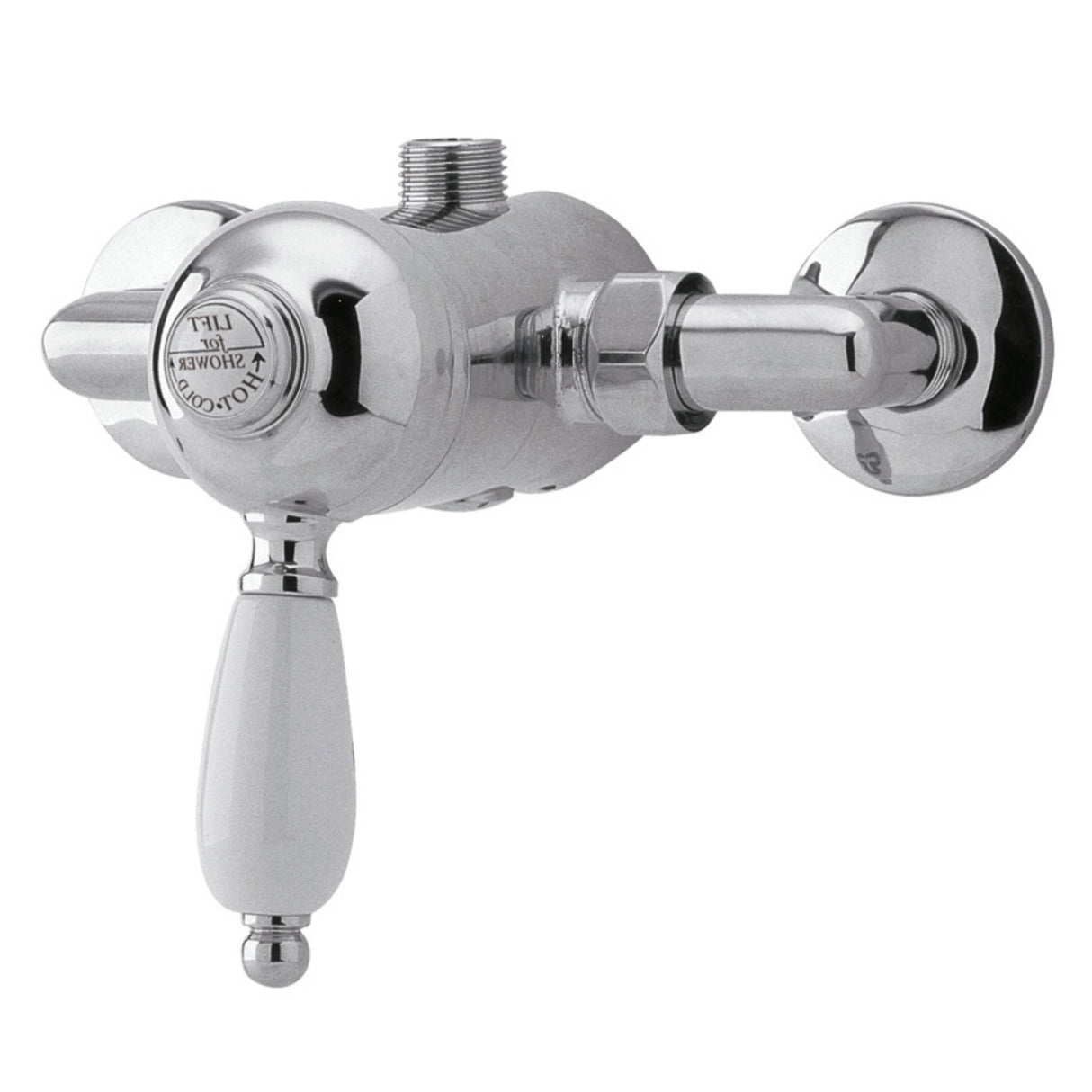 Nuie Edwardian Traditional Manual Exposed/Concealed Shower Valve Chrome A3201_2