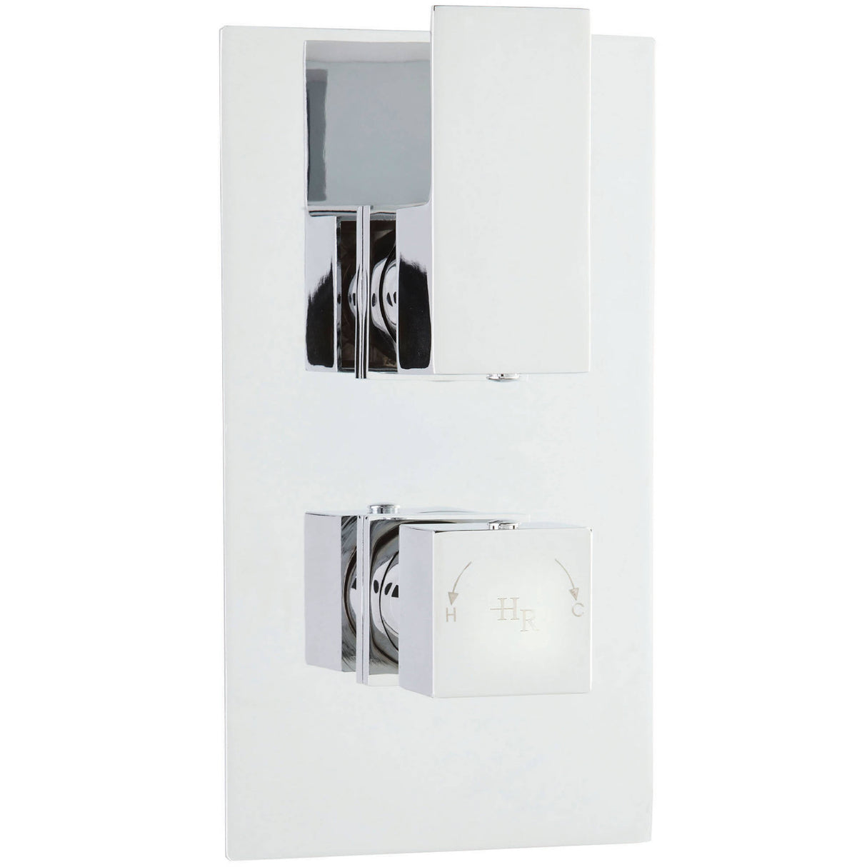 Hudson Reed Art 2 Outlet Thermostatic Concealed Shower Valve With Diverter Chrome ART3207
