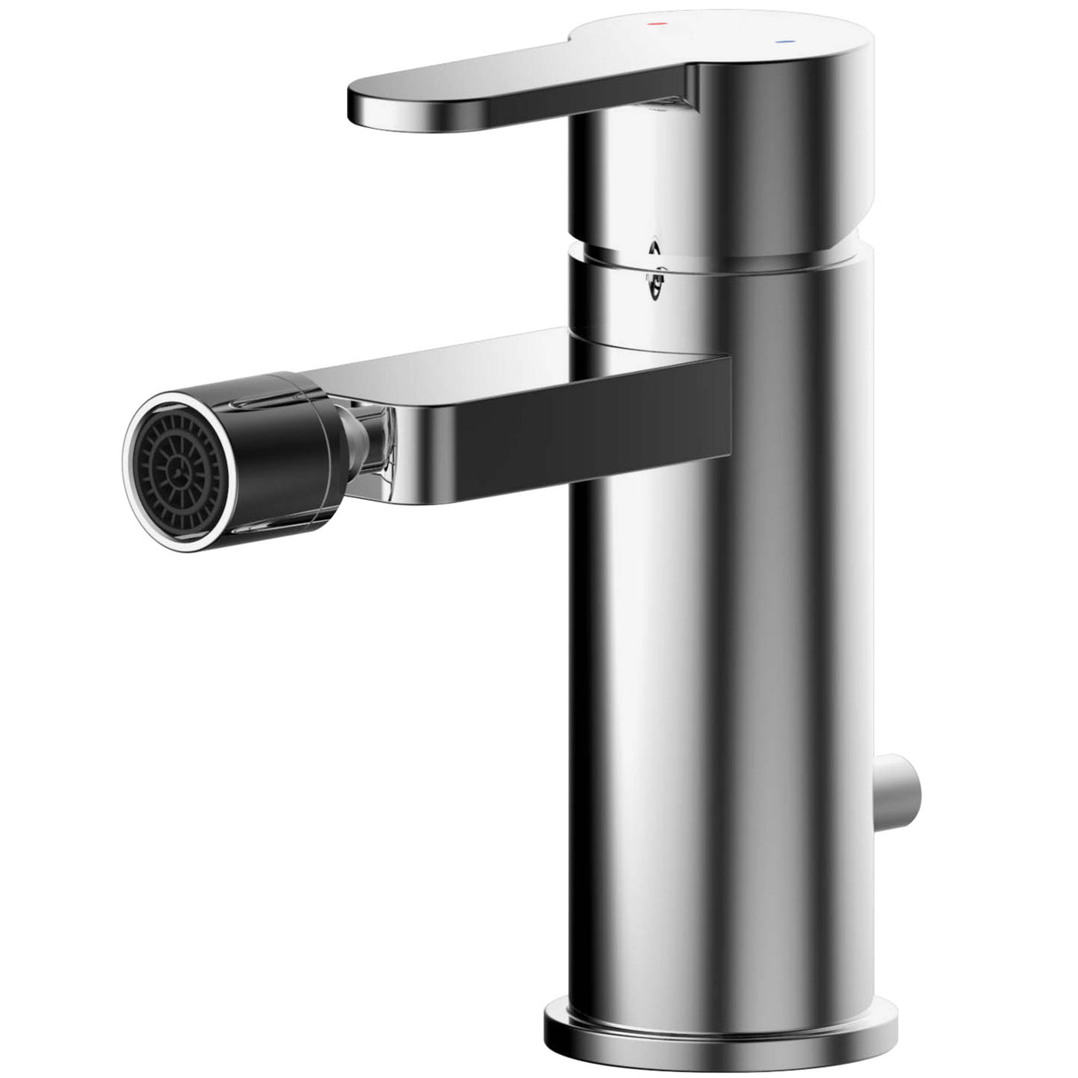 Nuie Arvan Mono Bidet Mixer Tap with Waste Chrome ARV306