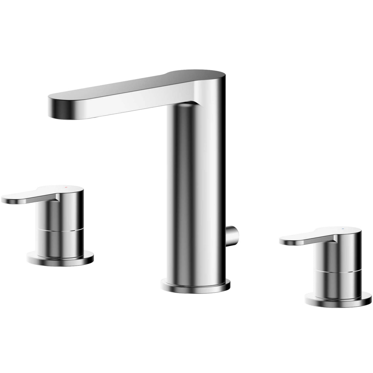 Nuie Arvan 3-Hole Basin Mixer Tap with Waste Chrome ARV337