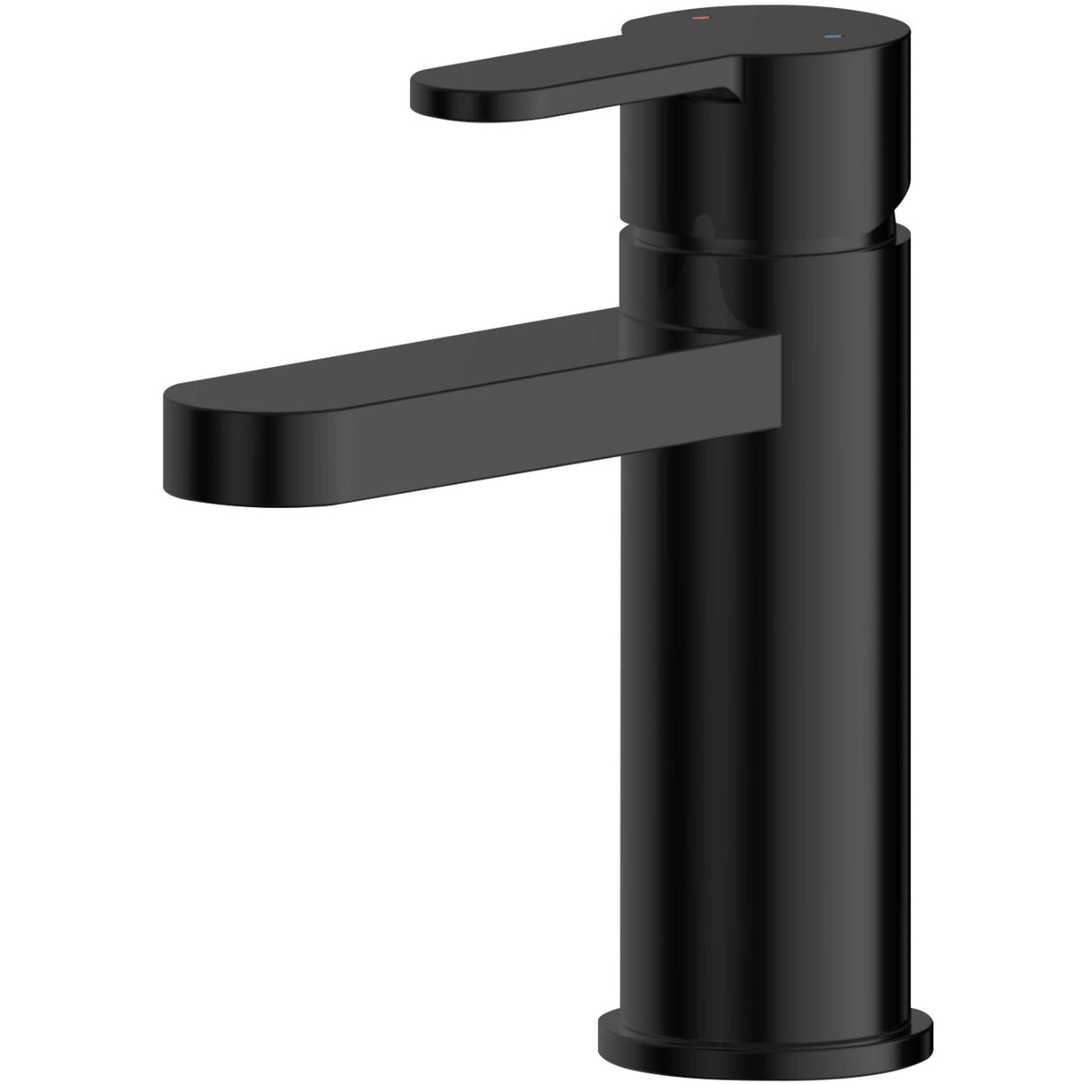 Nuie Arvan Mono Basin Mixer Tap with Waste Matt Black ARV405