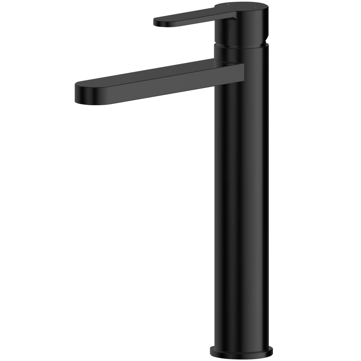 Nuie Arvan Tall Mono Basin Mixer Tap Matt Black ARV470