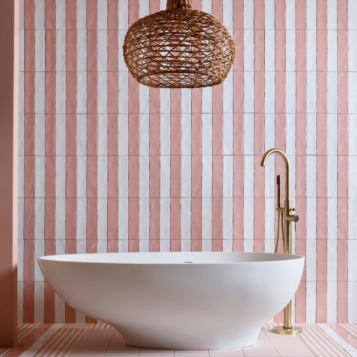 BC Designs Gio Cian Solid Surface Freestanding Bath L1645 x W935mm Polished White BAB062 LS5