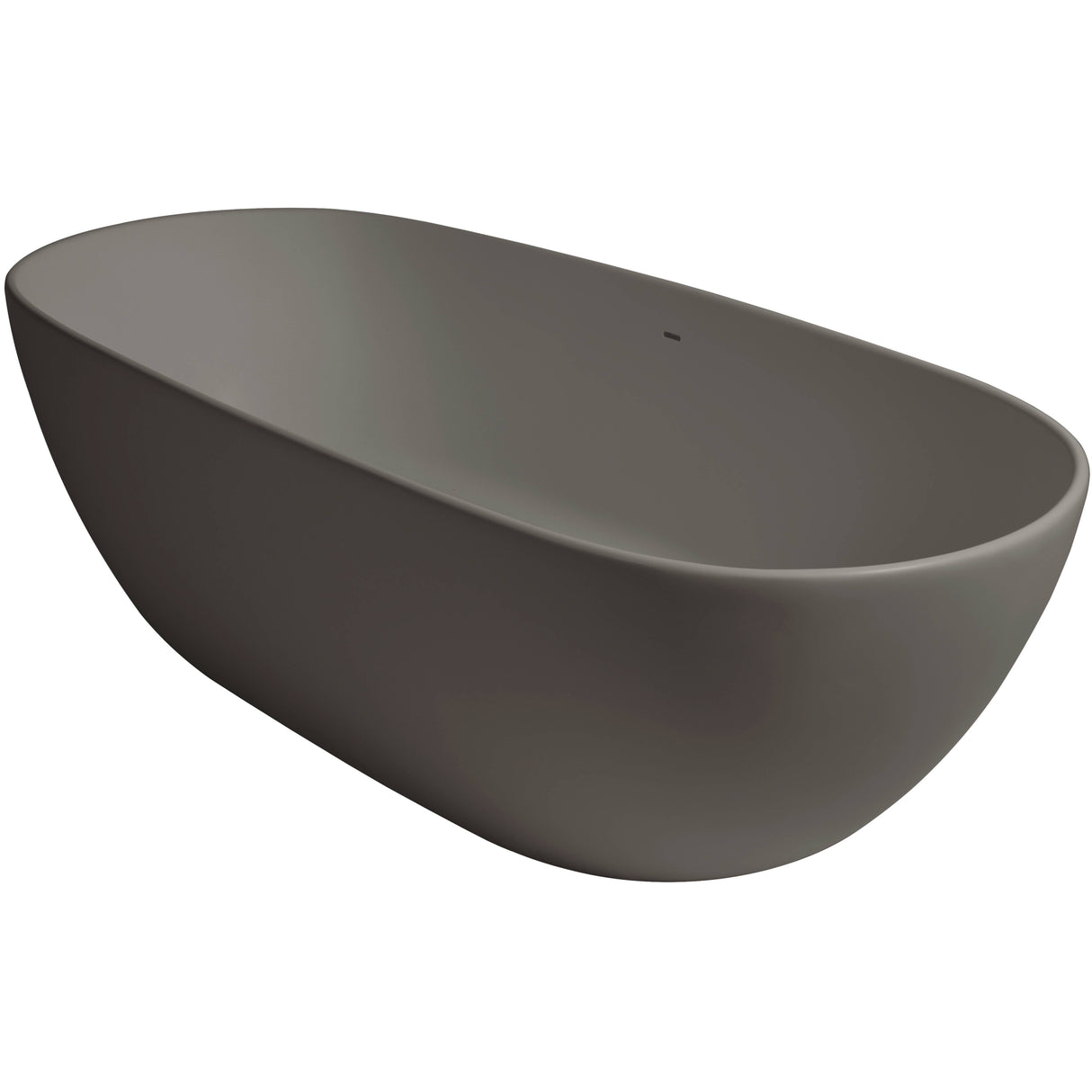 BC Designs Crea Cian Solid Surface Freestanding Bath L1665 x W780mm Light Fawn BAB076F