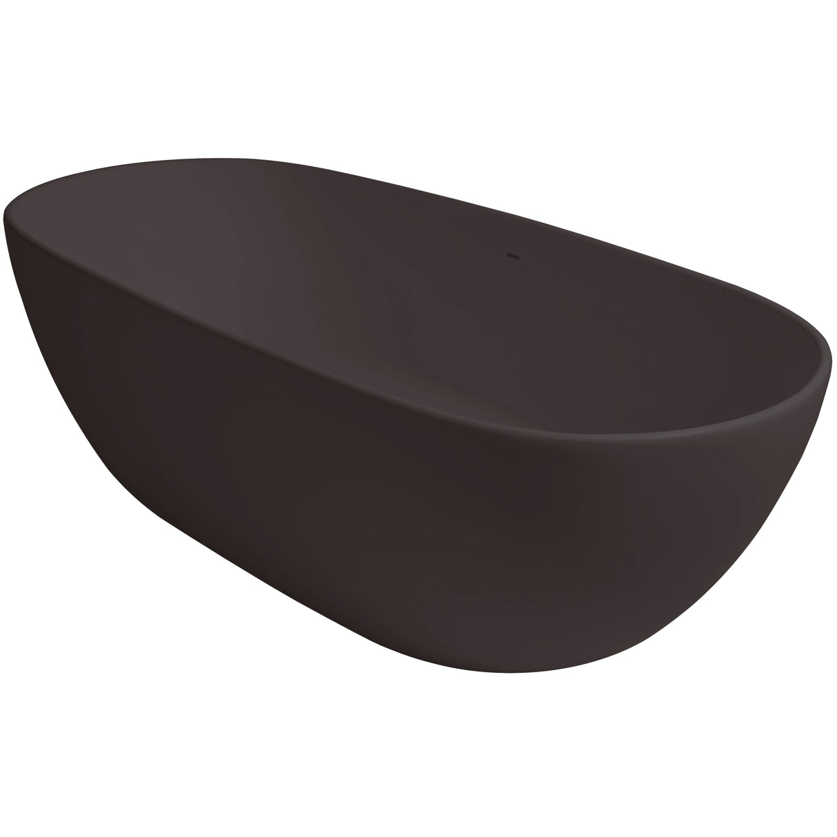 BC Designs Crea Cian Solid Surface Freestanding Bath L1665 x W780mm Mushroom BAB076M
