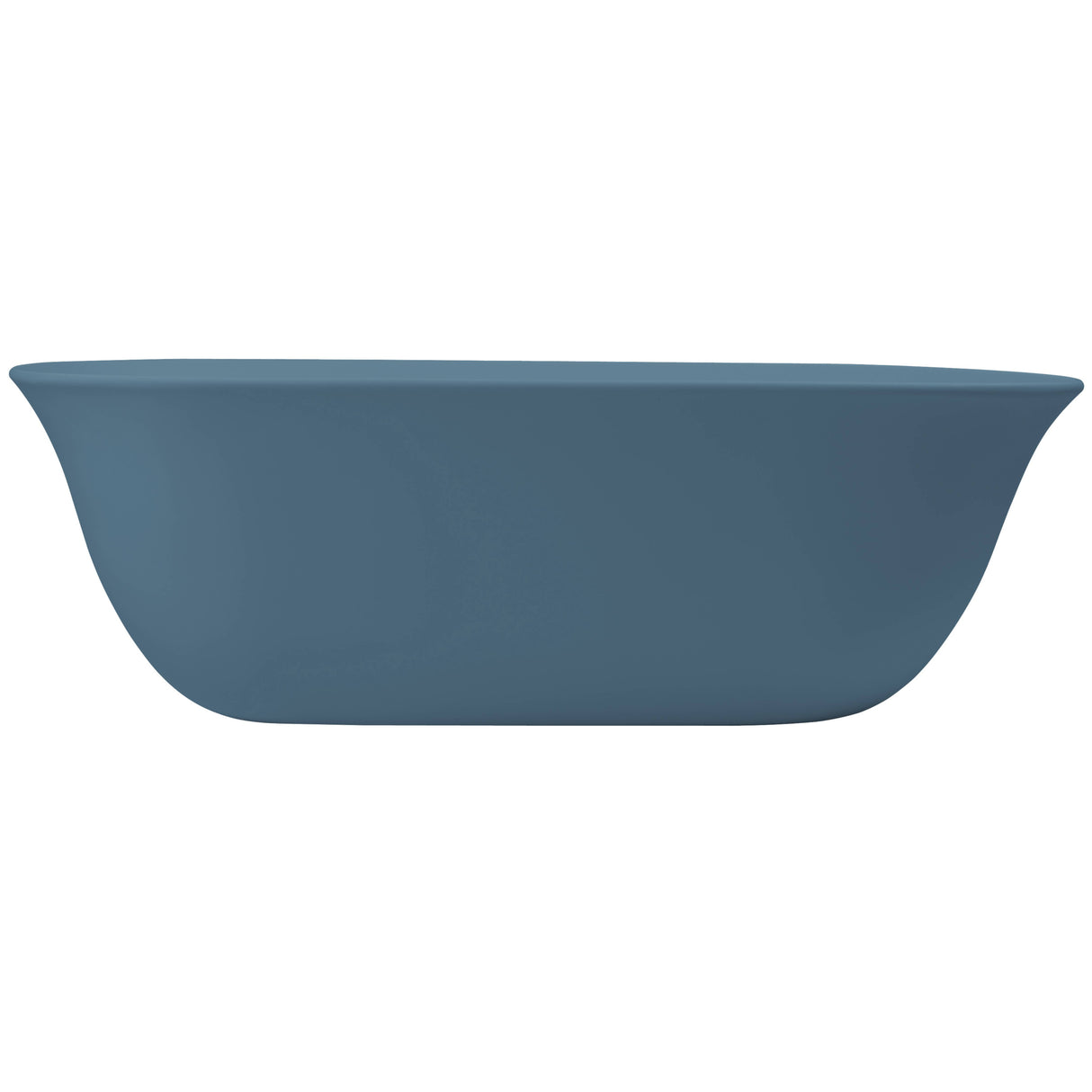 BC Designs Omnia Cian Solid Surface Freestanding Bath L1615 x W760mm Powder Blue BAB078B