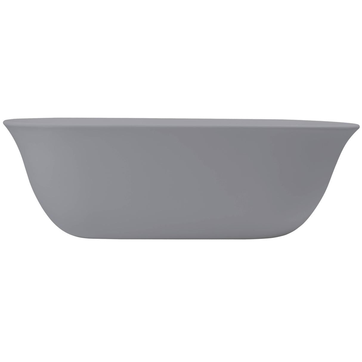 BC Designs Omnia Cian Solid Surface Freestanding Bath L1615 x W760mm Satin Rose BAB078R