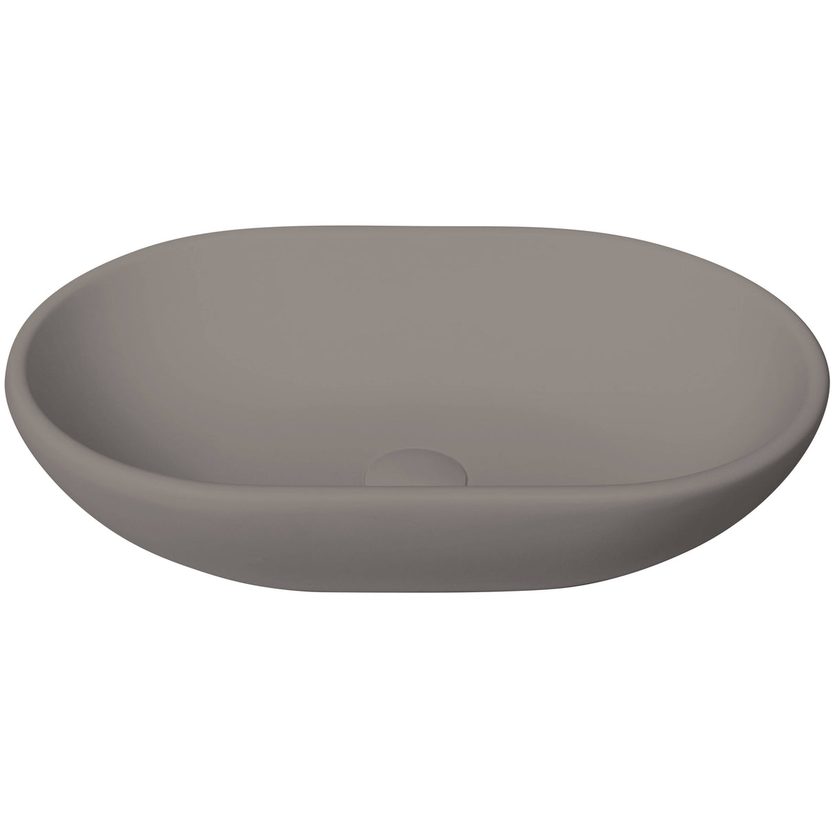 BC Designs Crea Cian Solid Surface Countertop Basin L525 x W340mm Light Fawn BAB162F