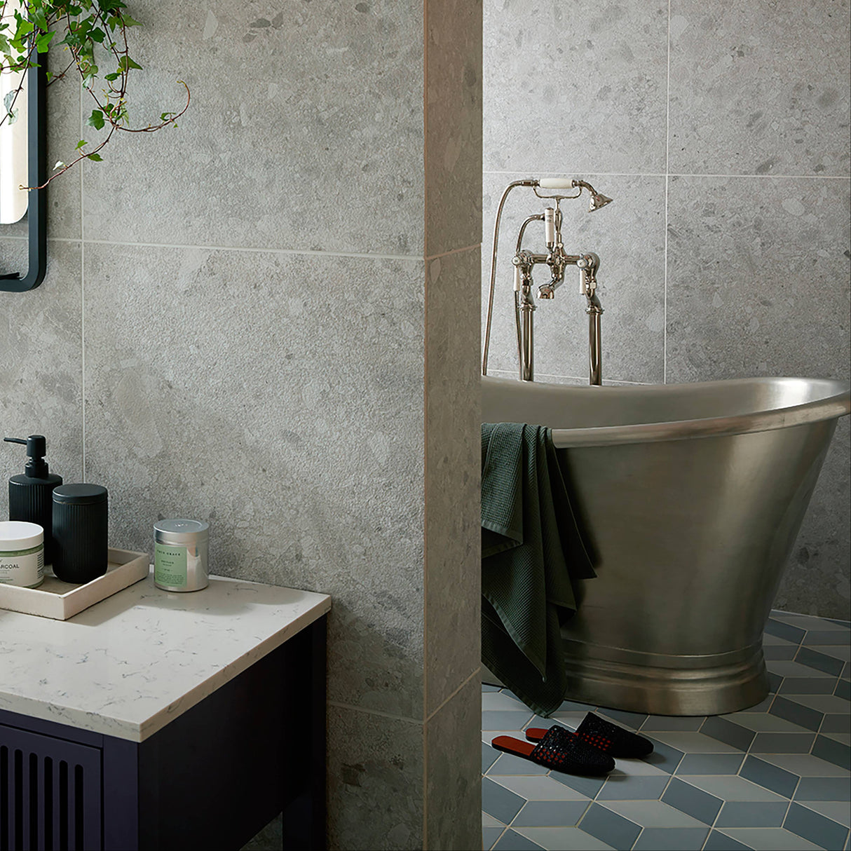 BC Designs Tin Boat Bath Tin BAC035 LS4