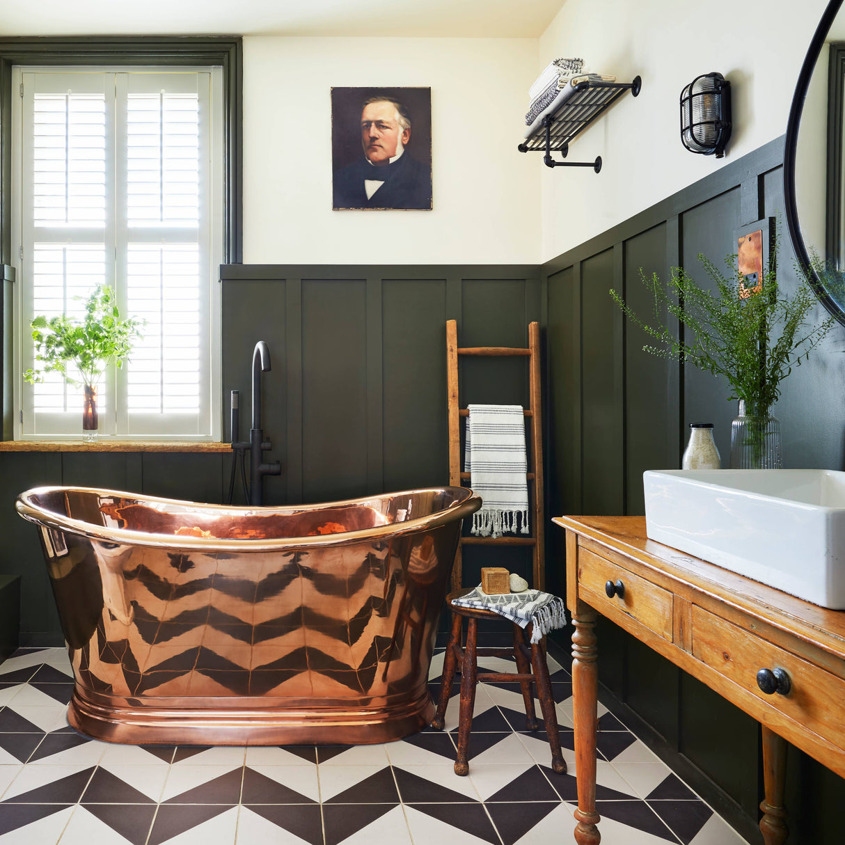 BC Designs Copper Boat Bath Copper BAC040 LS3