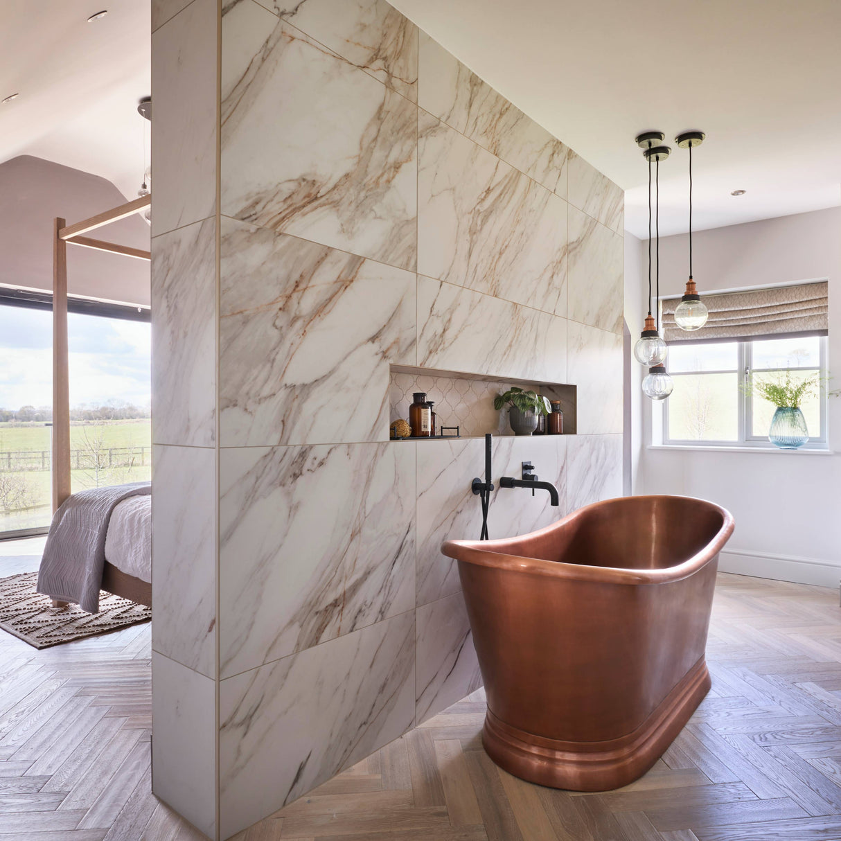 BC Designs Antique Copper Boat Bath Antique Copper BAC046 LS3