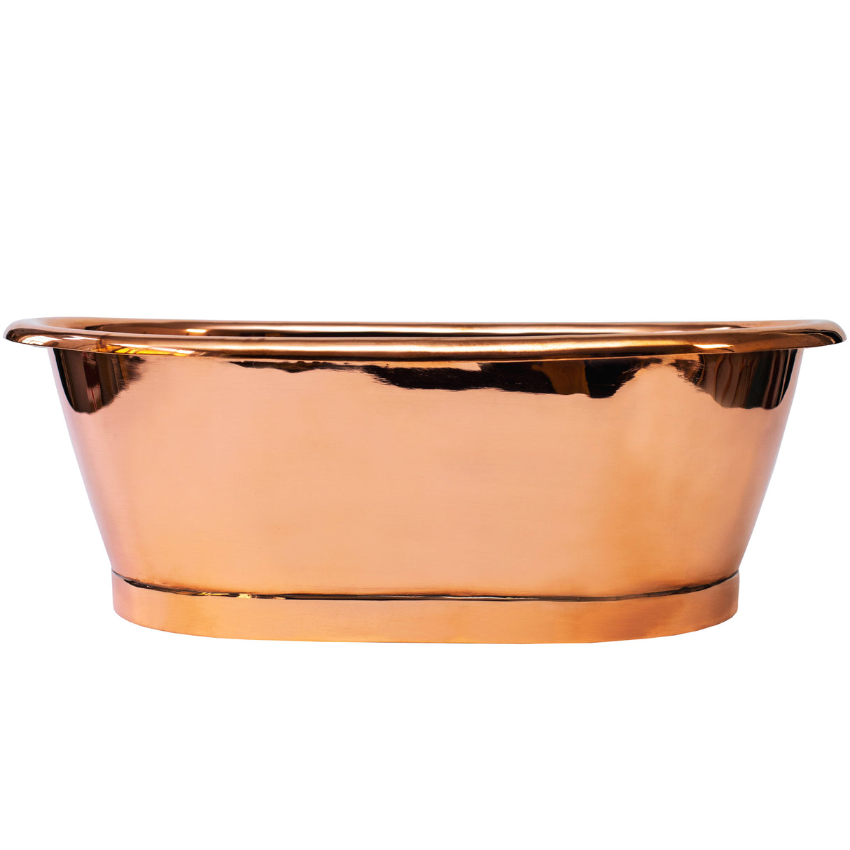 BC Designs Copper Roll Top Basin L530 x W345mm Copper BAC050