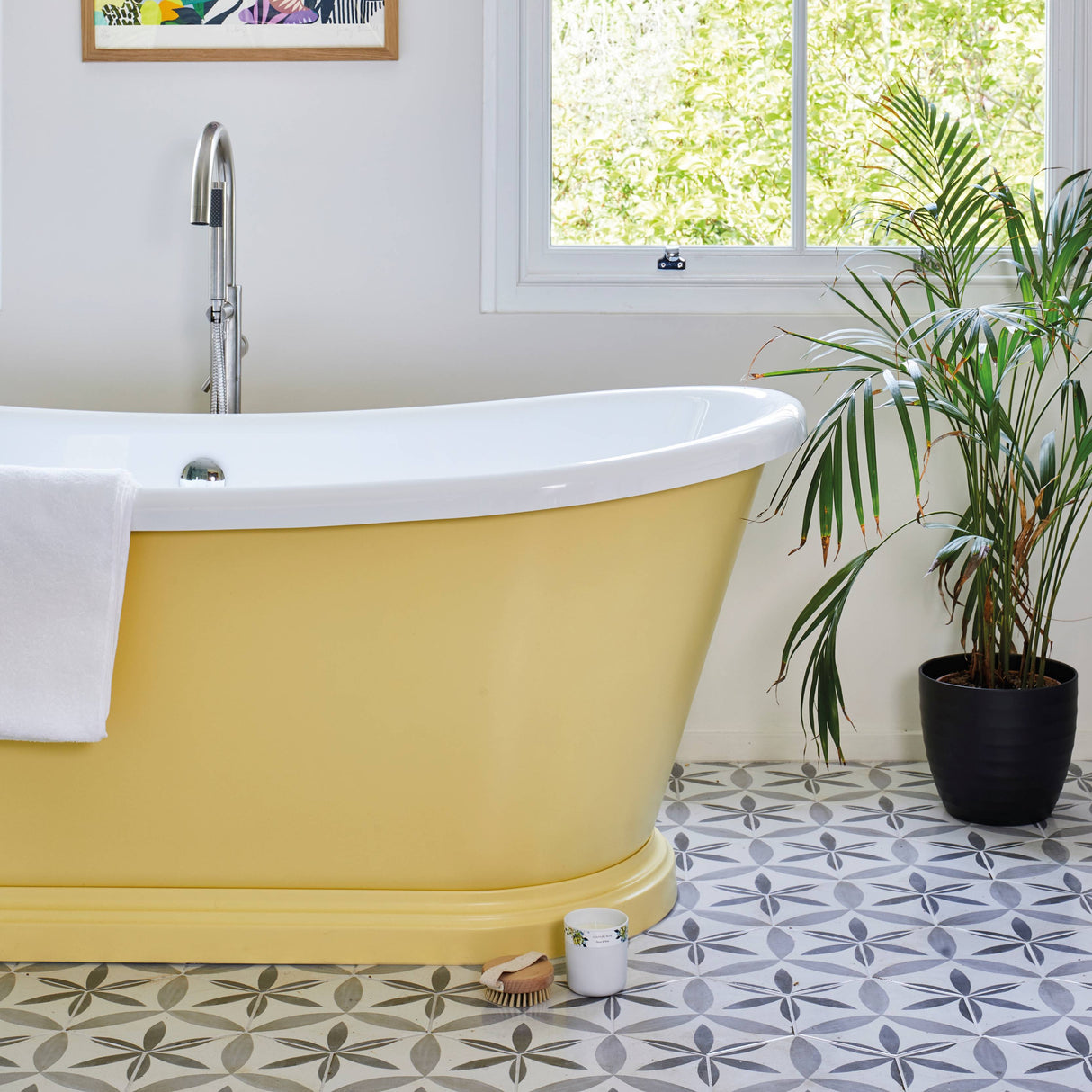 BC Designs The Boat Bath Acrylic Polished White BAS065 LS2