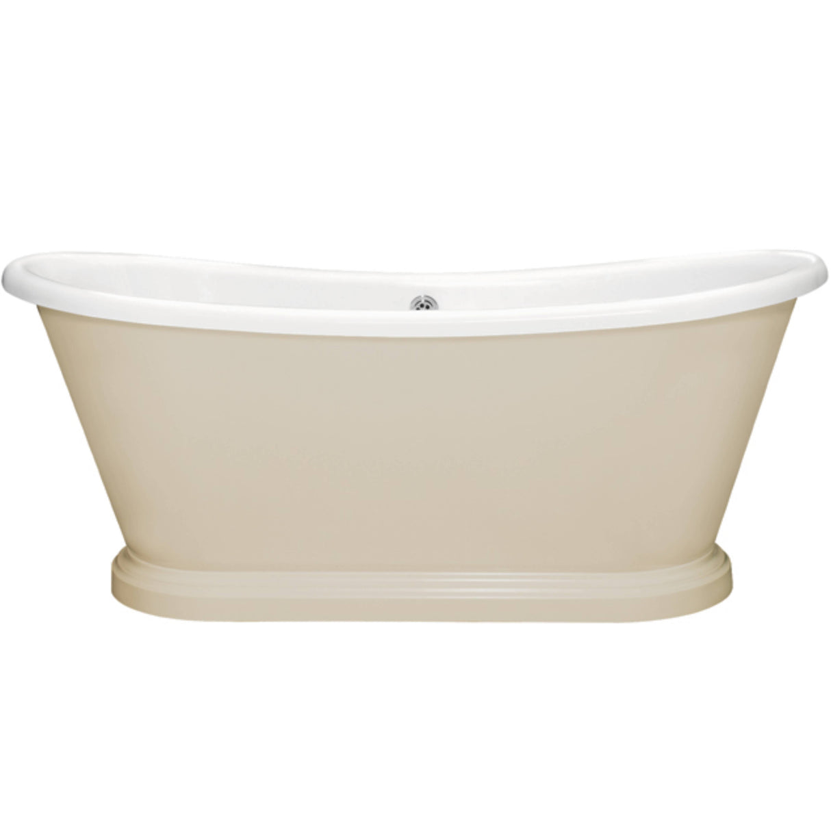 BC Designs The Boat Bath Acrylic Polished White BAS065_2