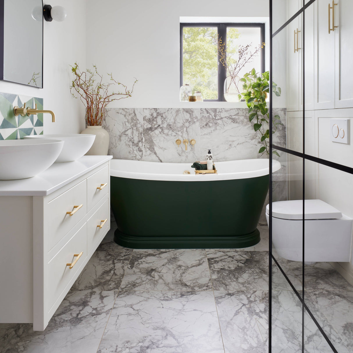 BC Designs The Boat Bath Acrylic Polished White BAS070 LS15