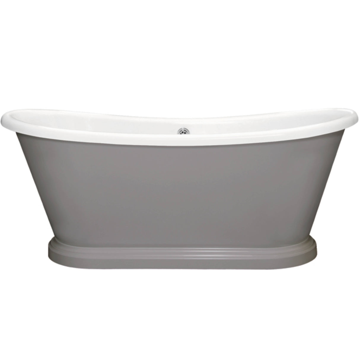 BC Designs The Boat Bath Acrylic Polished White BAS070_2