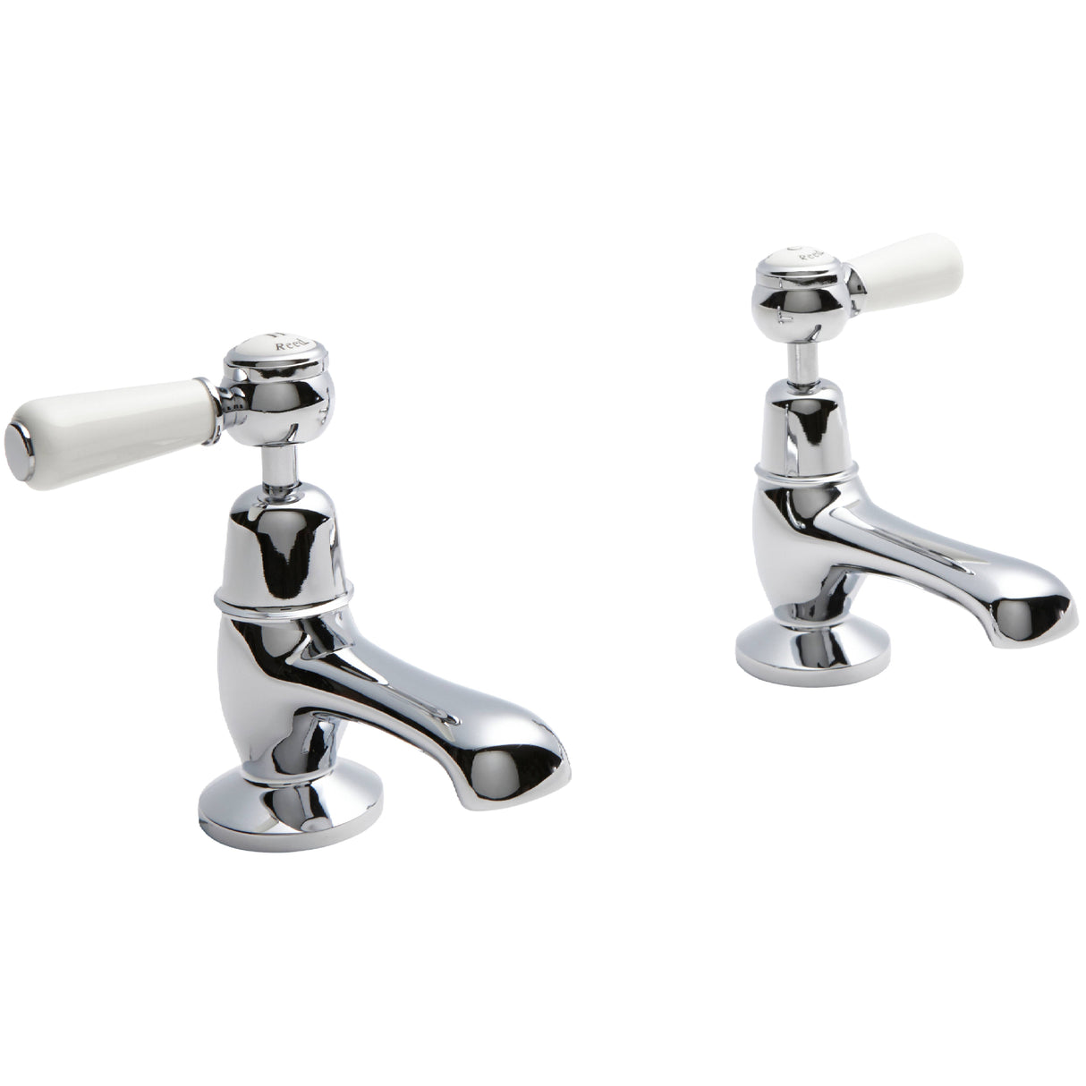 Hudson Reed Topaz Lever Basin Pillar Taps Chrome BC301DL