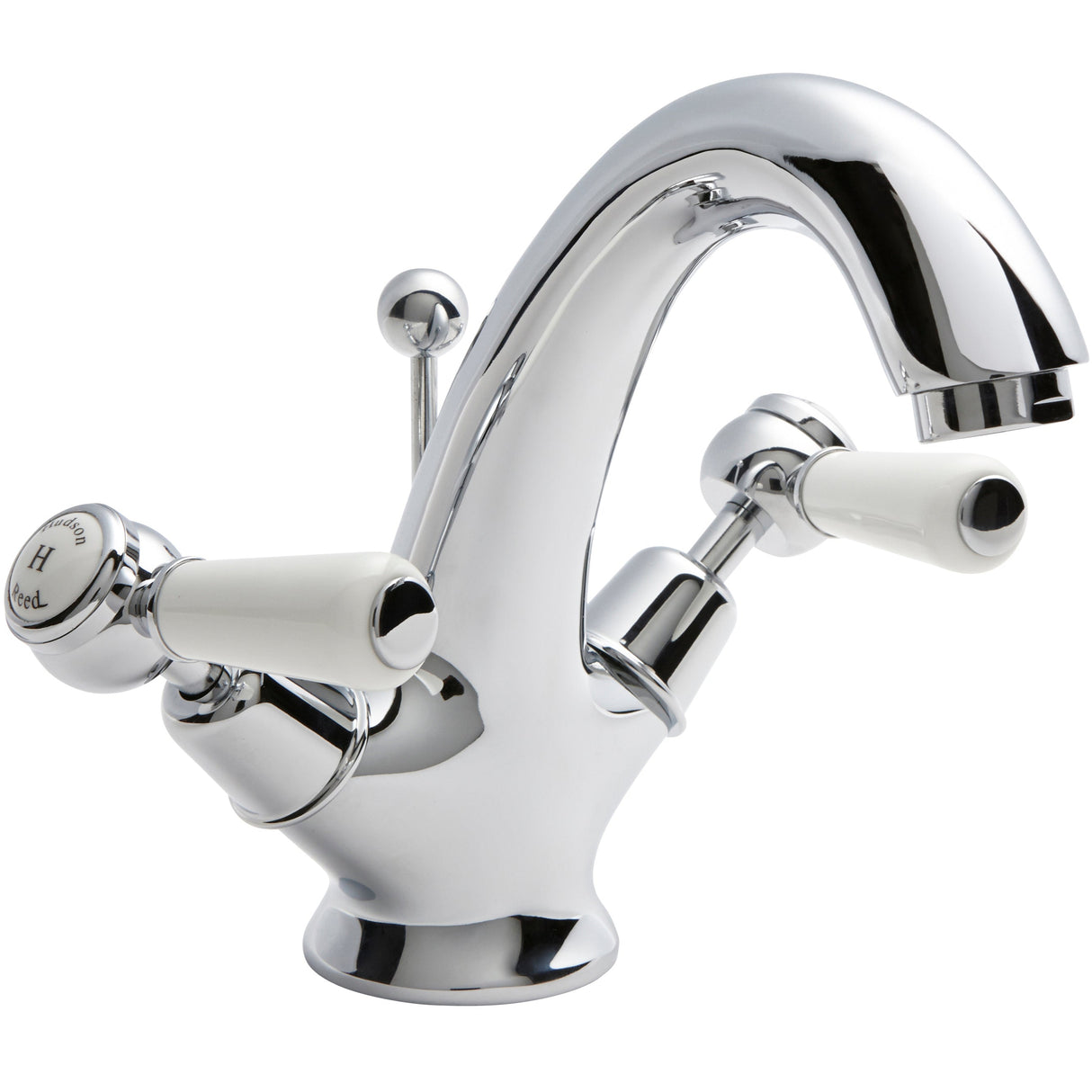 Hudson Reed Topaz Lever Basin Mixer Tap & Waste Chrome BC305DL