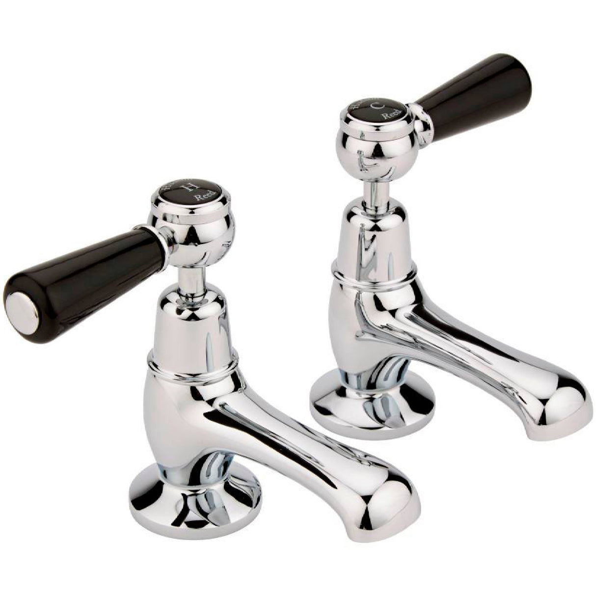 Hudson Reed Topaz Lever Basin Pillar Taps Chrome BC401DL