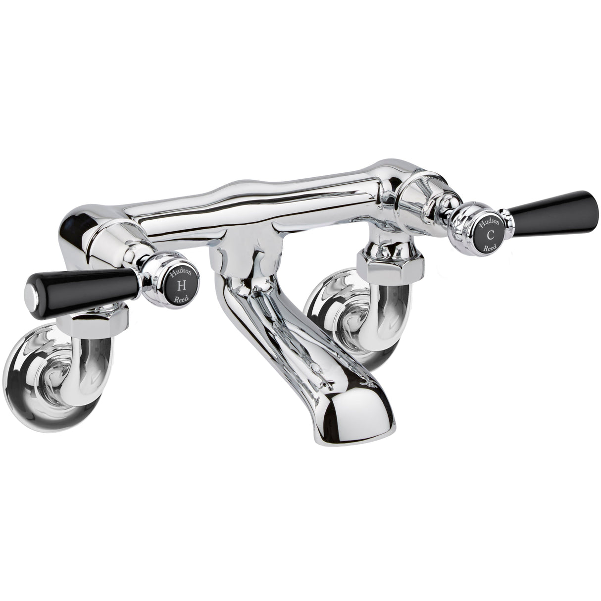Hudson Reed Topaz Lever Wall Mounted Bath Filler Tap Chrome BC403DLWM