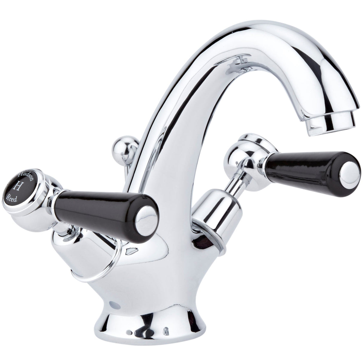 Hudson Reed Topaz Lever Basin Mixer Tap & Waste Chrome BC405DL