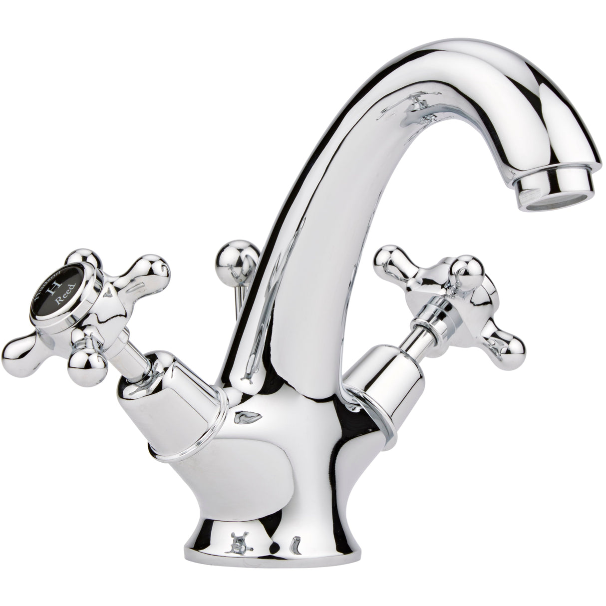 Hudson Reed Topaz Crosshead Basin Mixer Tap & Waste BC405DX