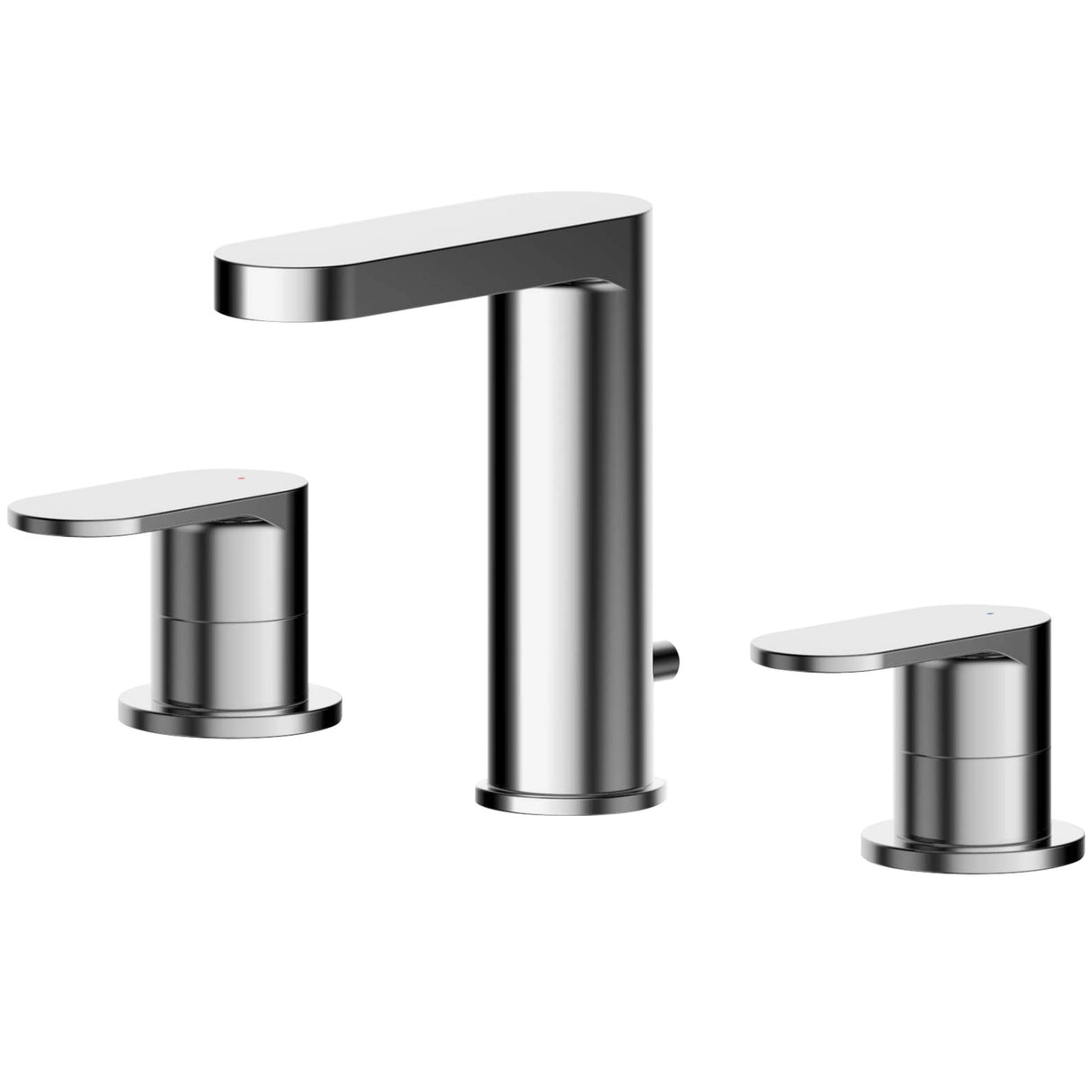 Nuie Binsey 3-Hole Basin Mixer Tap with Waste Chrome BIN337