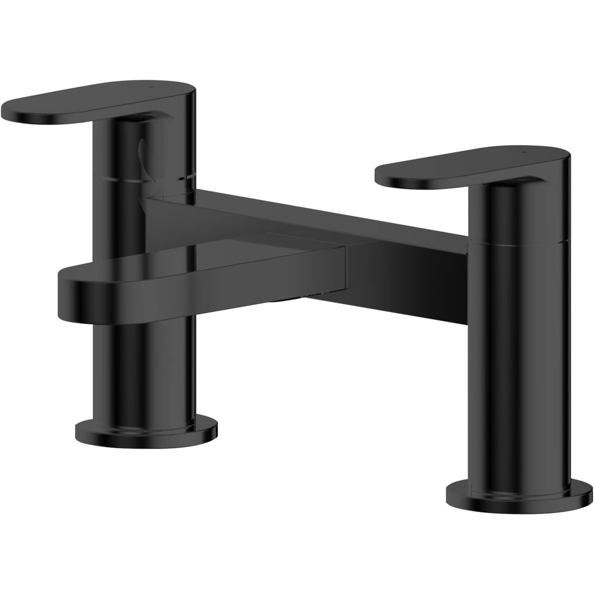 Nuie Binsey Bath Filler Tap Matt Black BIN403