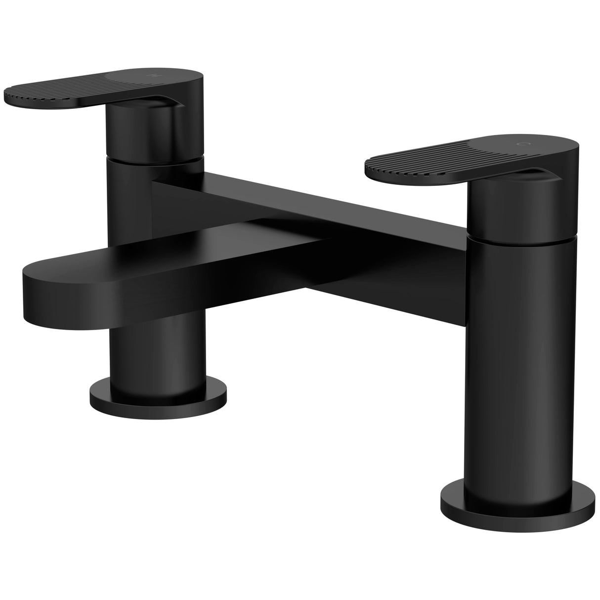 Nuie Cyprus Bath Filler Tap Matt Black BIN403F