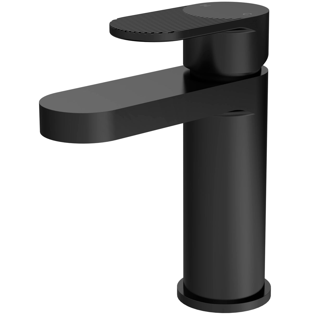 Nuie Cyprus Mono Basin Mixer Tap with Waste Matt Black BIN405F