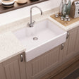 Nuie Butler Sink With Central Waste & Tap Ledge 795 x 500 x 220mm - White BU12032 LS