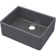 Nuie Butler Sink With Central Waste 595 x 450 x 220mm  - Soft Black BU40024