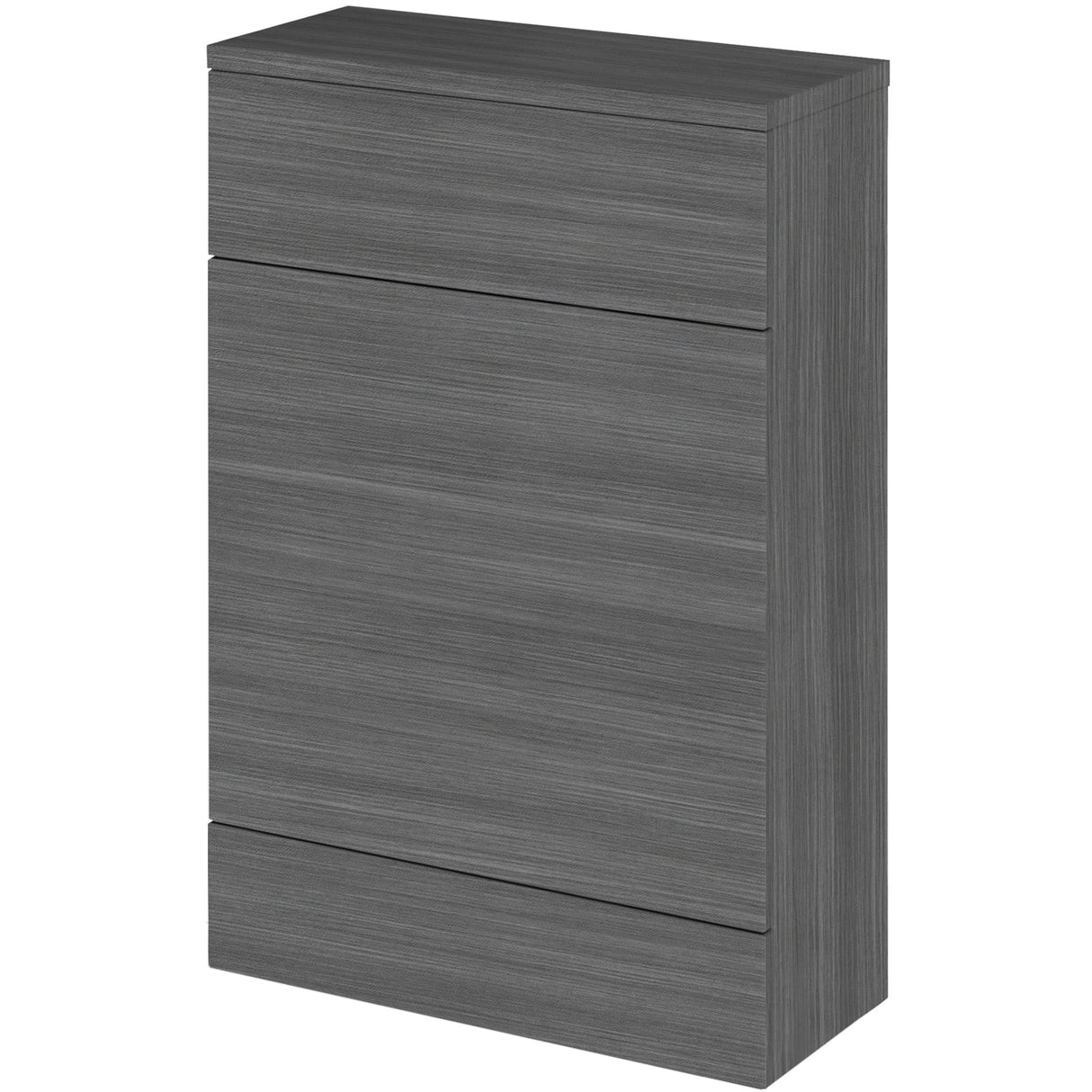 Hudson Reed Fusion Slimline 600mm WC Unit & Top Anthracite Woodgrain CBI519A