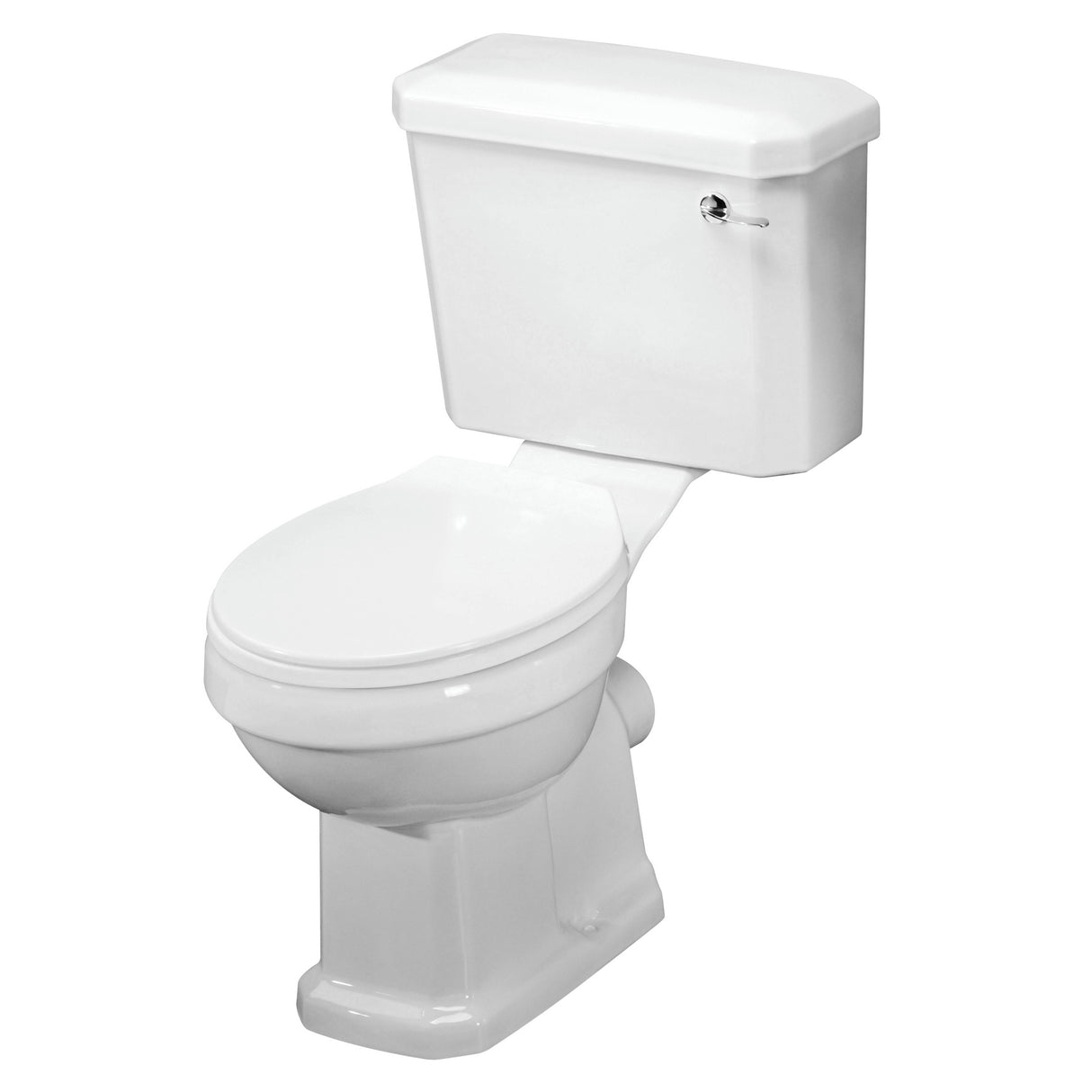 Nuie Carlton Close Coupled Toilet With Cistern Lever & Standard Seat CCT003