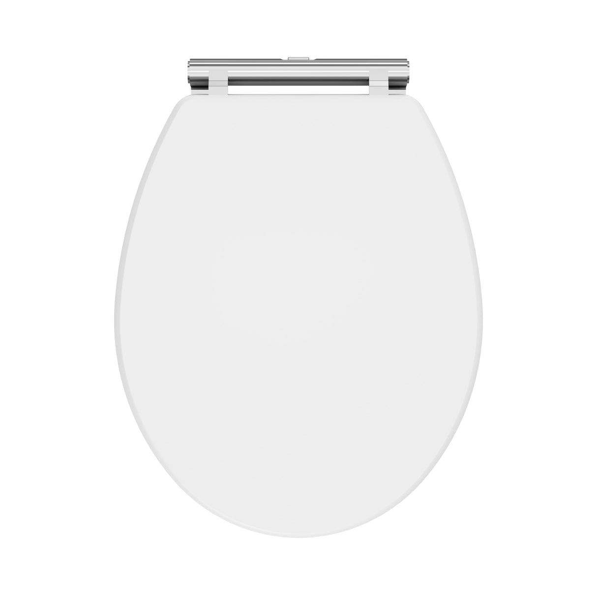 Nuie Classique Soft Close Wooden Toilet Seat With Top Fix Satin White CLA199